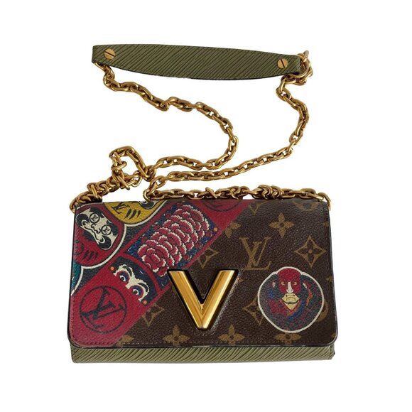 Louis Vuitton Twist Chain Wallet Limited Edition Kabuki Stickers l - Picture 2 of 11